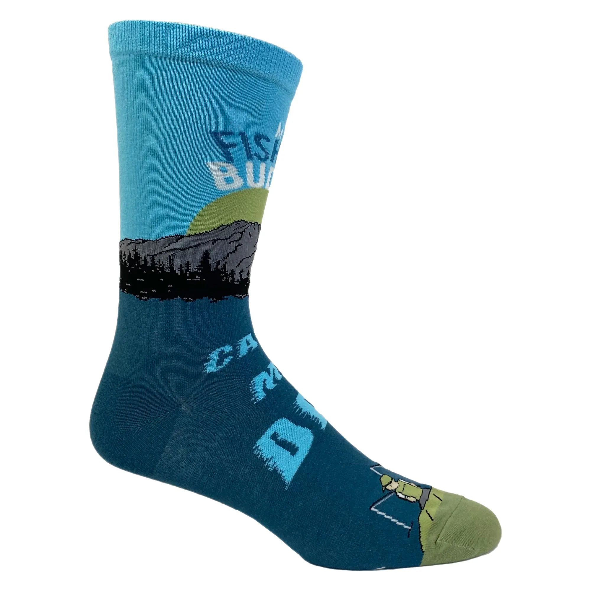 My Fishing Buddy Calls Me Dad Socks sold by Crazy Dog T-Shirts product image thumbnail 4
