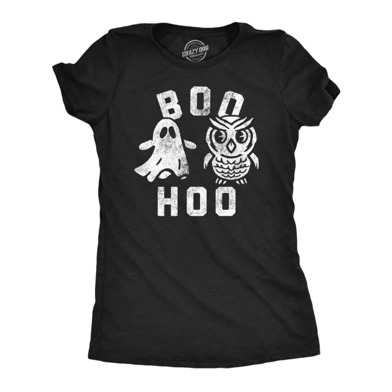 Boo Hoo Women's T Shirt sold by Crazy Dog T-Shirts