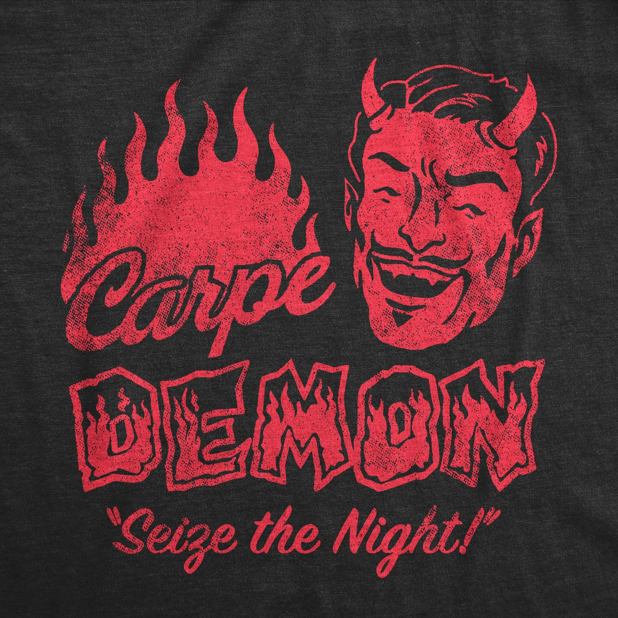 Carpe Demon Men's T Shirt sold by Crazy Dog T-Shirts product image thumbnail 2
