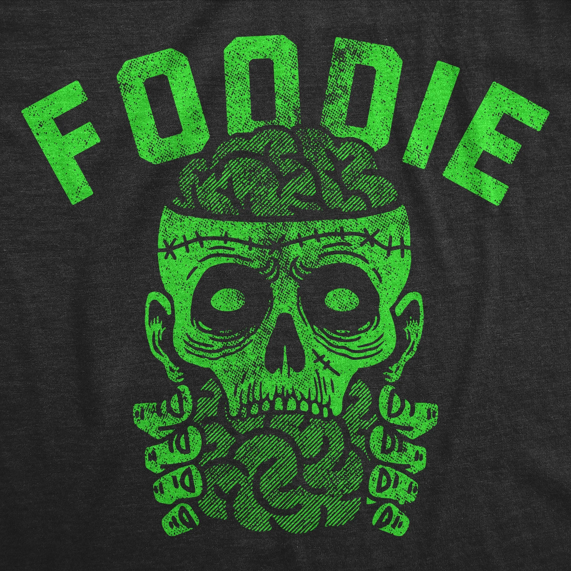 Foodie Zombie Men's T Shirt sold by Crazy Dog T-Shirts product image thumbnail 2