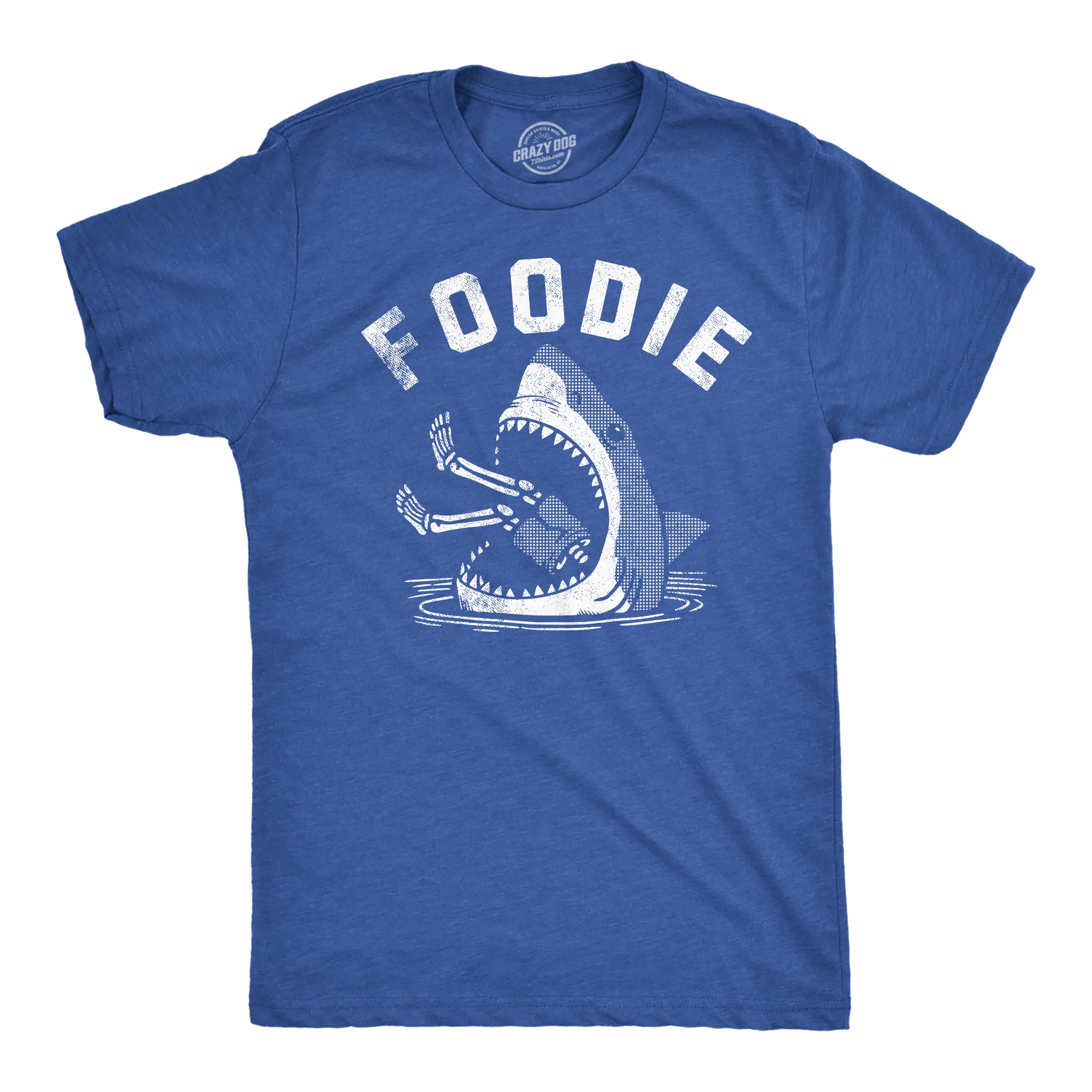 Foodie Shark Men's T Shirt sold by Crazy Dog T-Shirts