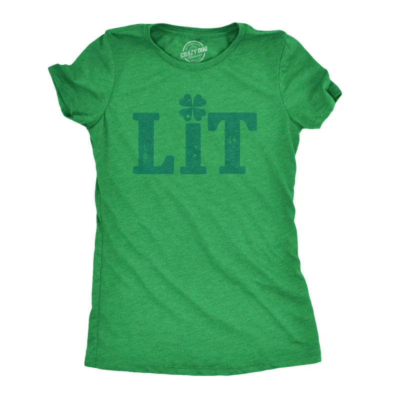 Lit Women's T Shirt sold by Crazy Dog T-Shirts