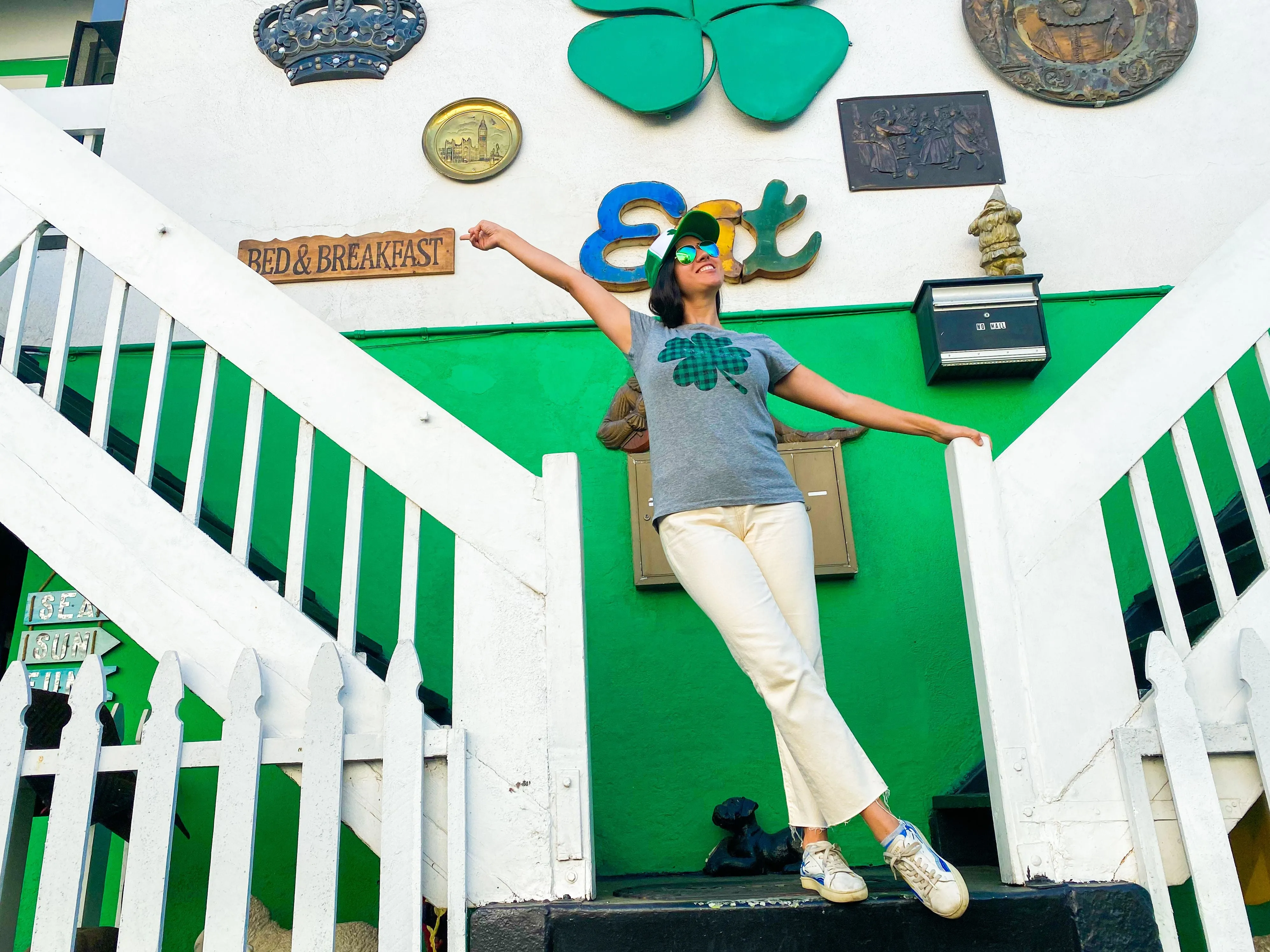 Buffalo Plaid Shamrock Women's T Shirt sold by Crazy Dog T-Shirts product image thumbnail 4