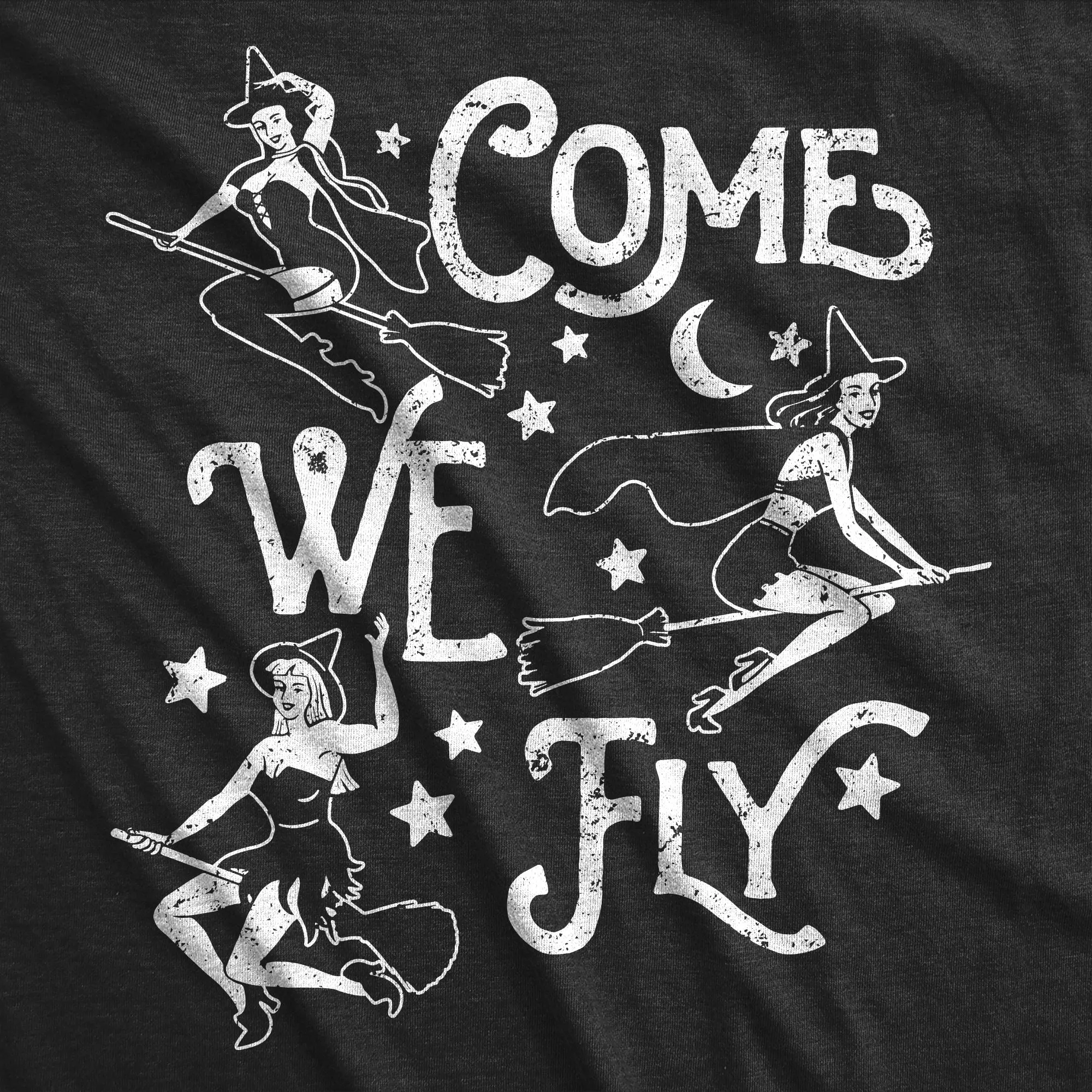 Come We Fly Women's T Shirt sold by Crazy Dog T-Shirts product image thumbnail 2