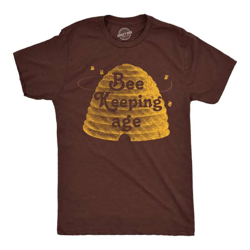 Bee Keeping Age Men's T Shirt sold by Crazy Dog T-Shirts