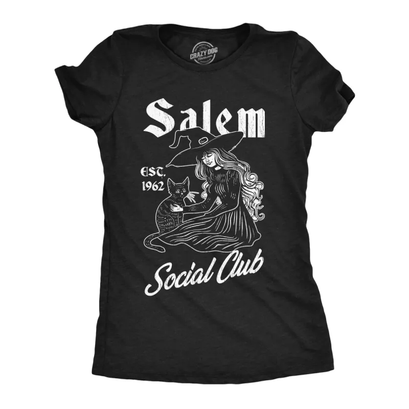 Salem Social Club Women's T Shirt sold by Crazy Dog T-Shirts