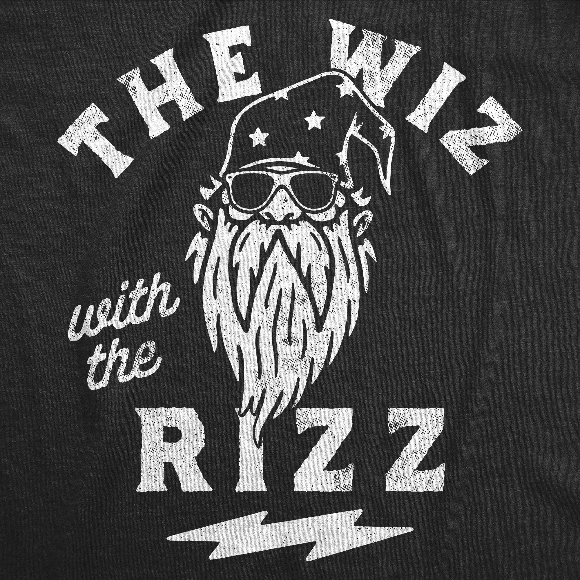 The Wiz With The Rizz Men's T Shirt sold by Crazy Dog T-Shirts product image thumbnail 2