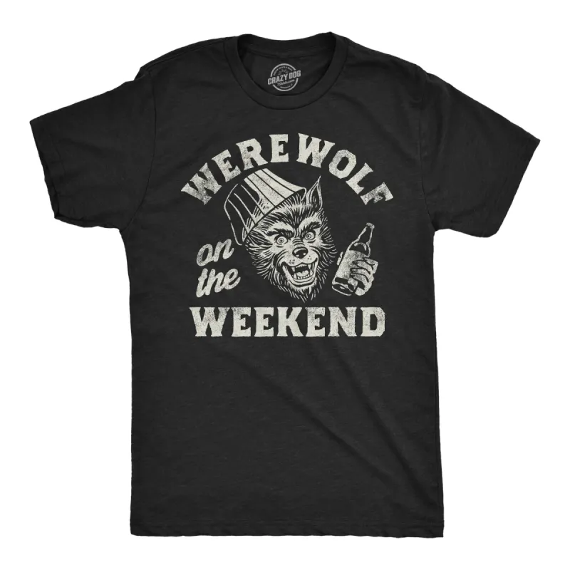 Werewolf On The Weekend Men's T Shirt sold by Crazy Dog T-Shirts
