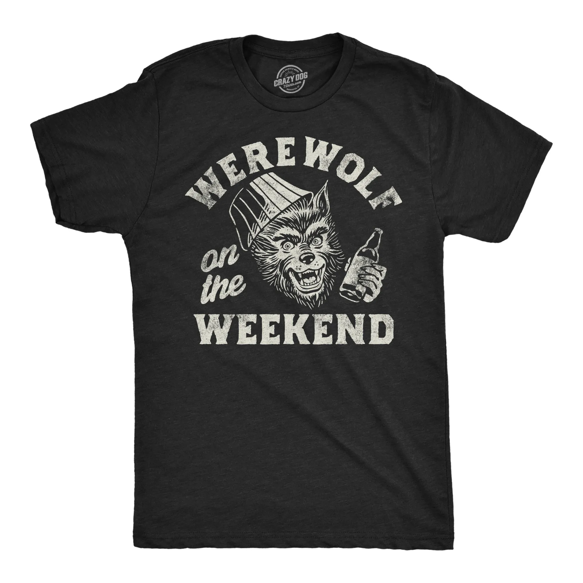 Werewolf On The Weekend Men's T Shirt sold by Crazy Dog T-Shirts