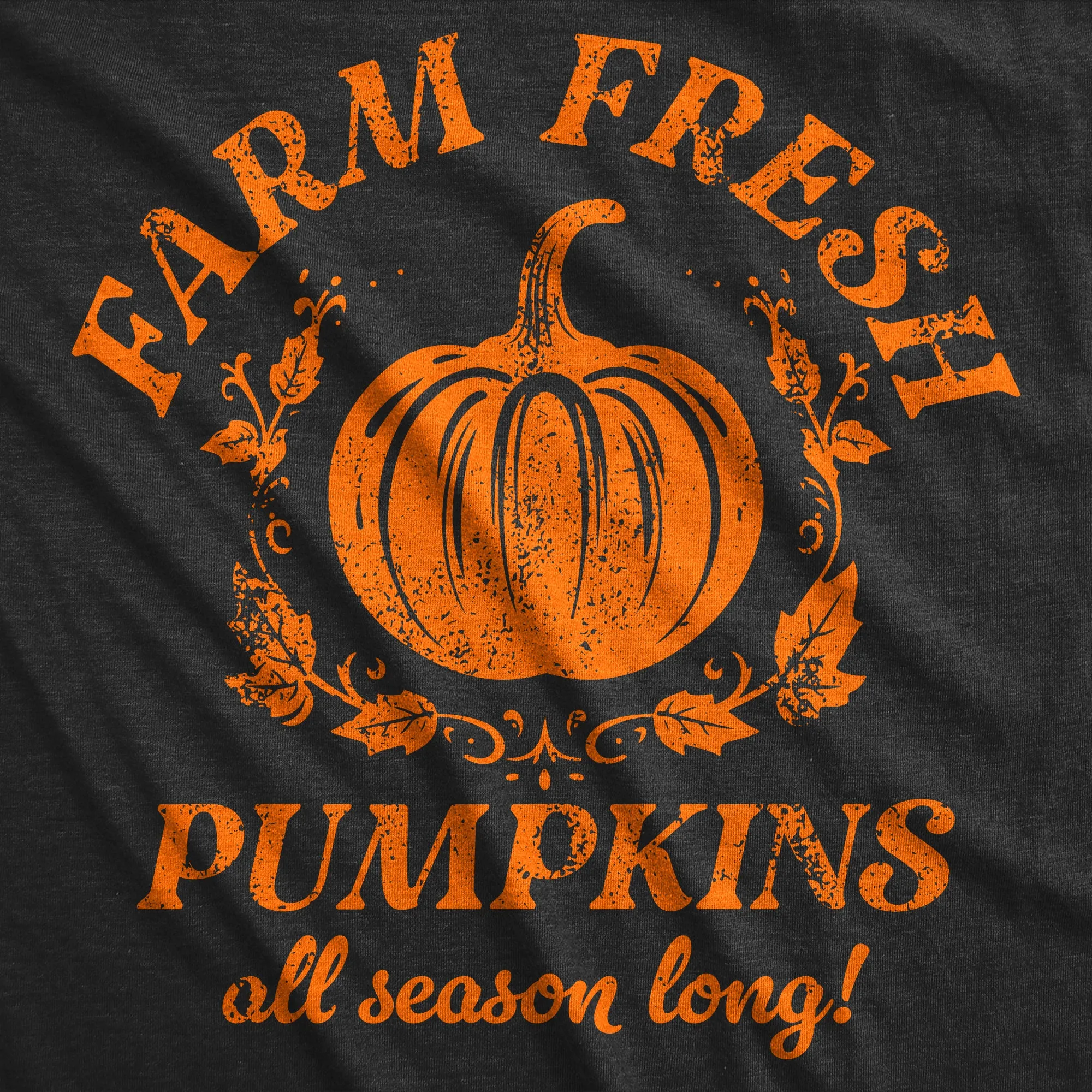 Farm Fresh Pumpkins Women's T Shirt sold by Crazy Dog T-Shirts product image thumbnail 2