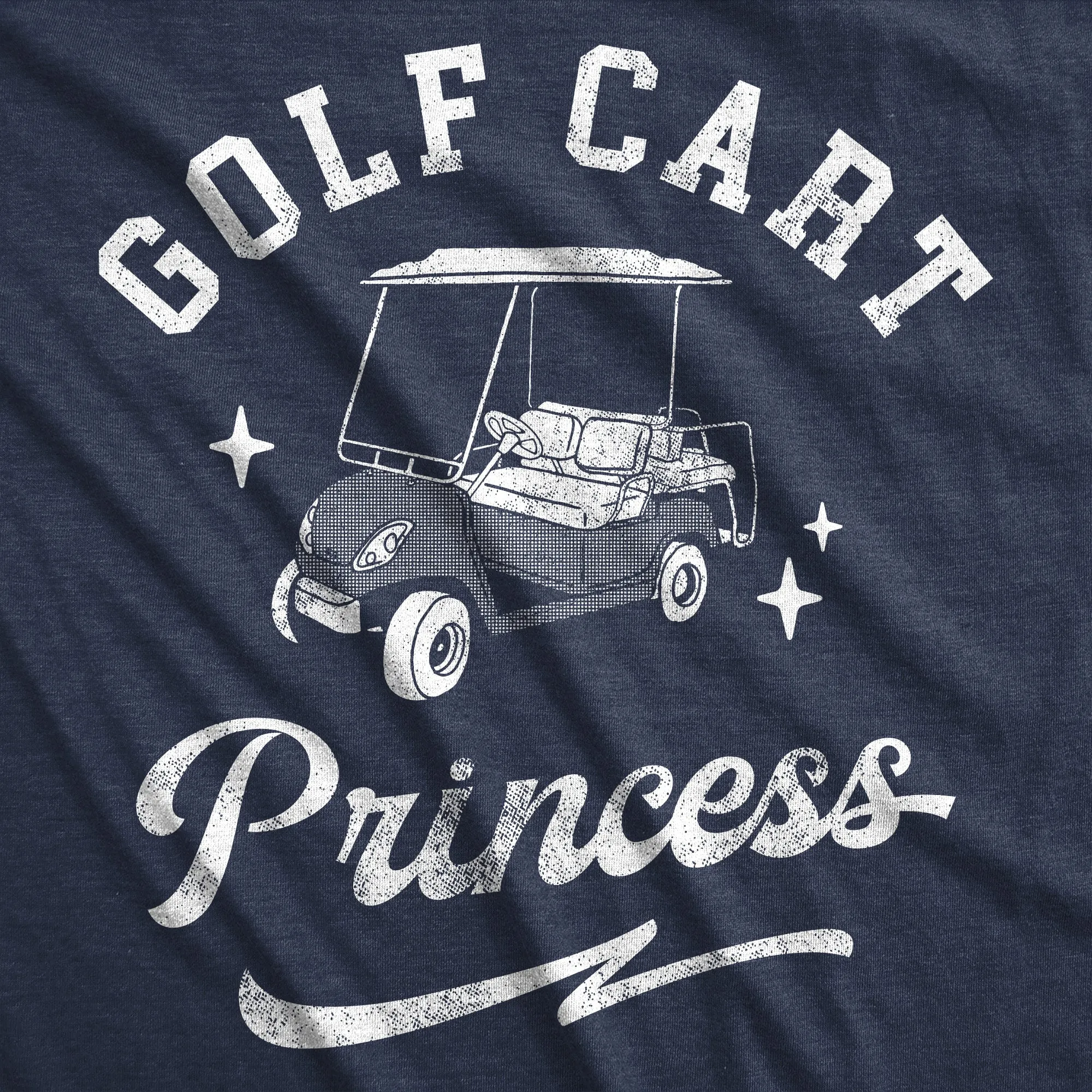 Golf Cart Princess Women's T Shirt sold by Crazy Dog T-Shirts product image thumbnail 2