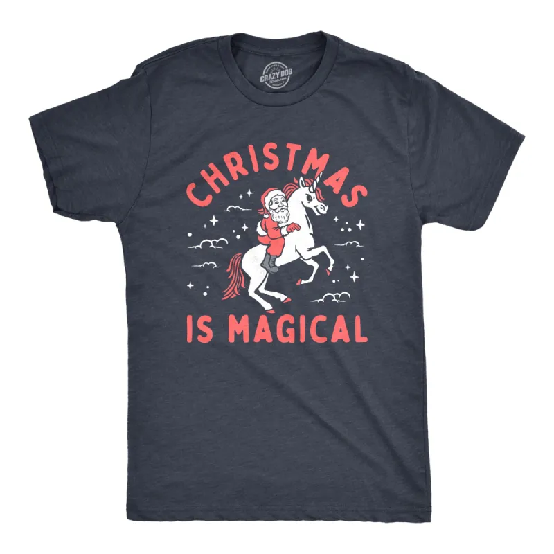 Christmas Is Magical Men's T Shirt sold by Crazy Dog T-Shirts