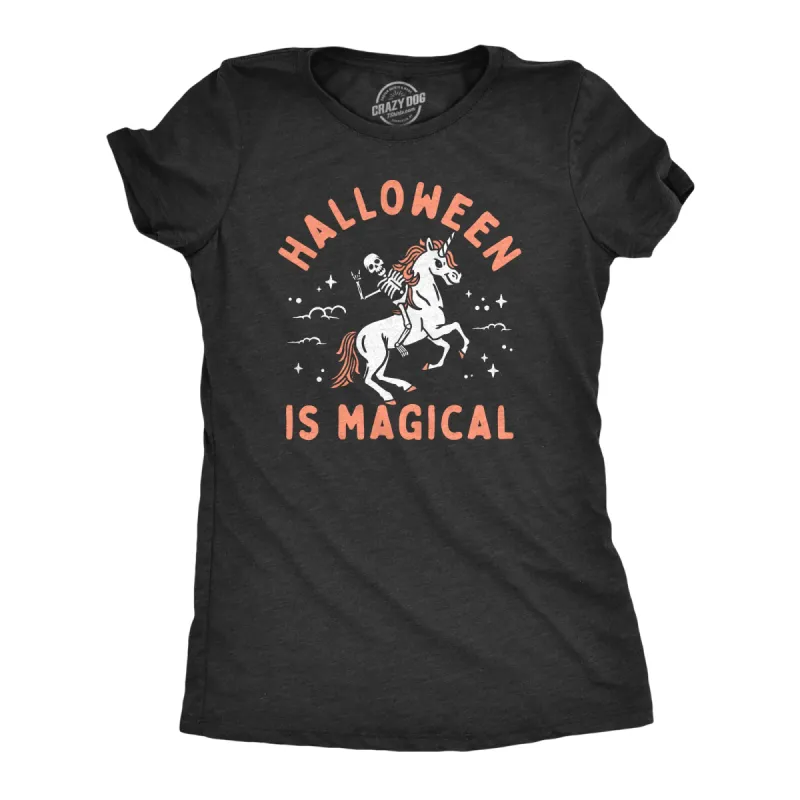 Halloween Is Magical Women's T Shirt sold by Crazy Dog T-Shirts