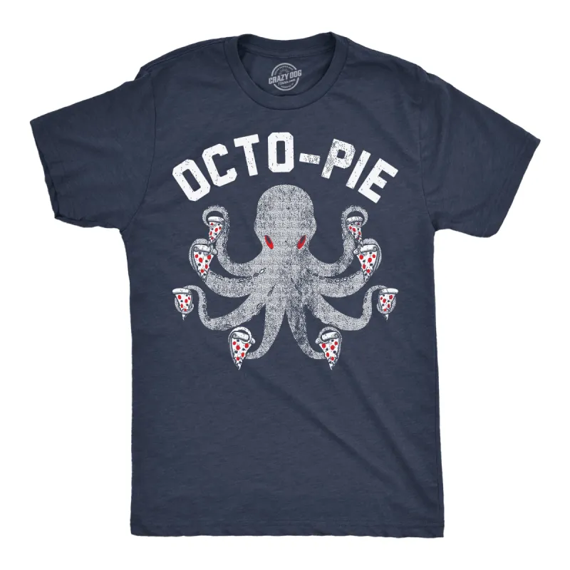 Octo Pie Men's T Shirt sold by Crazy Dog T-Shirts