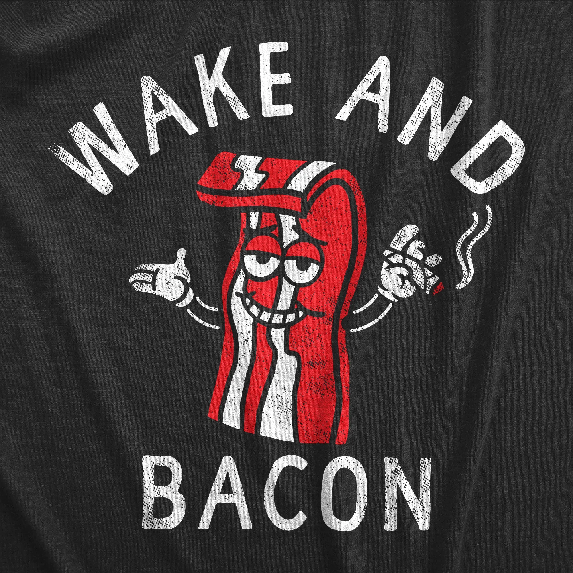 Wake And Bacon Men's T Shirt sold by Crazy Dog T-Shirts product image thumbnail 2
