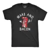 Wake And Bacon Men's T Shirt sold by Crazy Dog T-Shirts