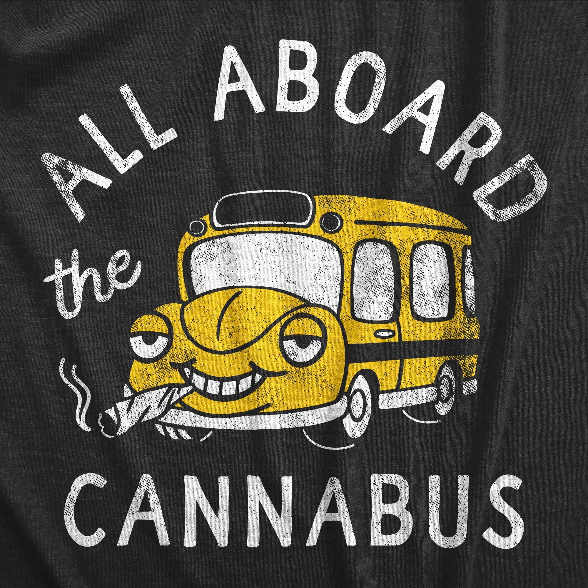 All Aboard The Cannabus Men's T Shirt sold by Crazy Dog T-Shirts product image thumbnail 2