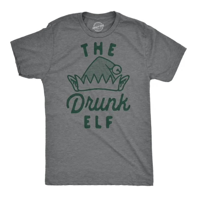 The Drunk Elf Men's T Shirt sold by Crazy Dog T-Shirts