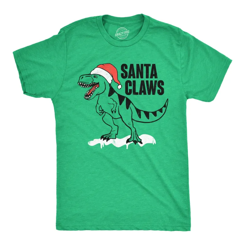 Santa Claws Men's T Shirt sold by Crazy Dog T-Shirts