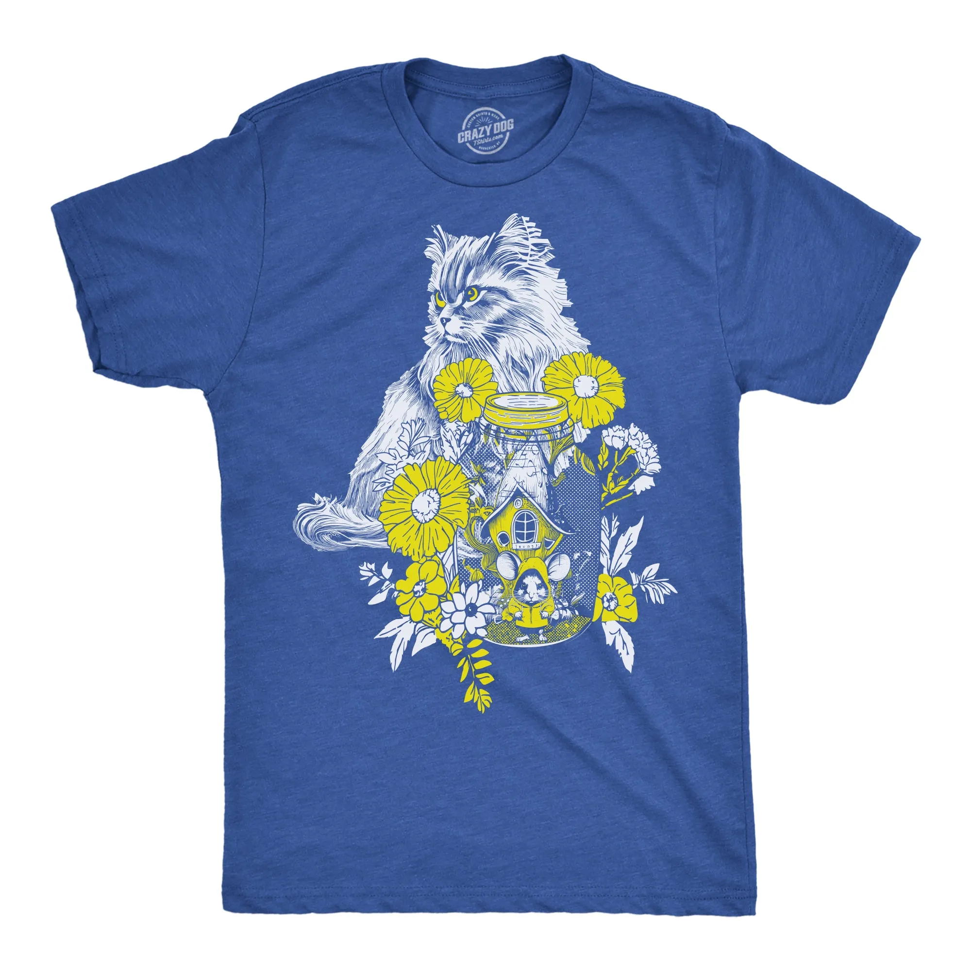 Cat And Mouse Men's T Shirt sold by Crazy Dog T-Shirts