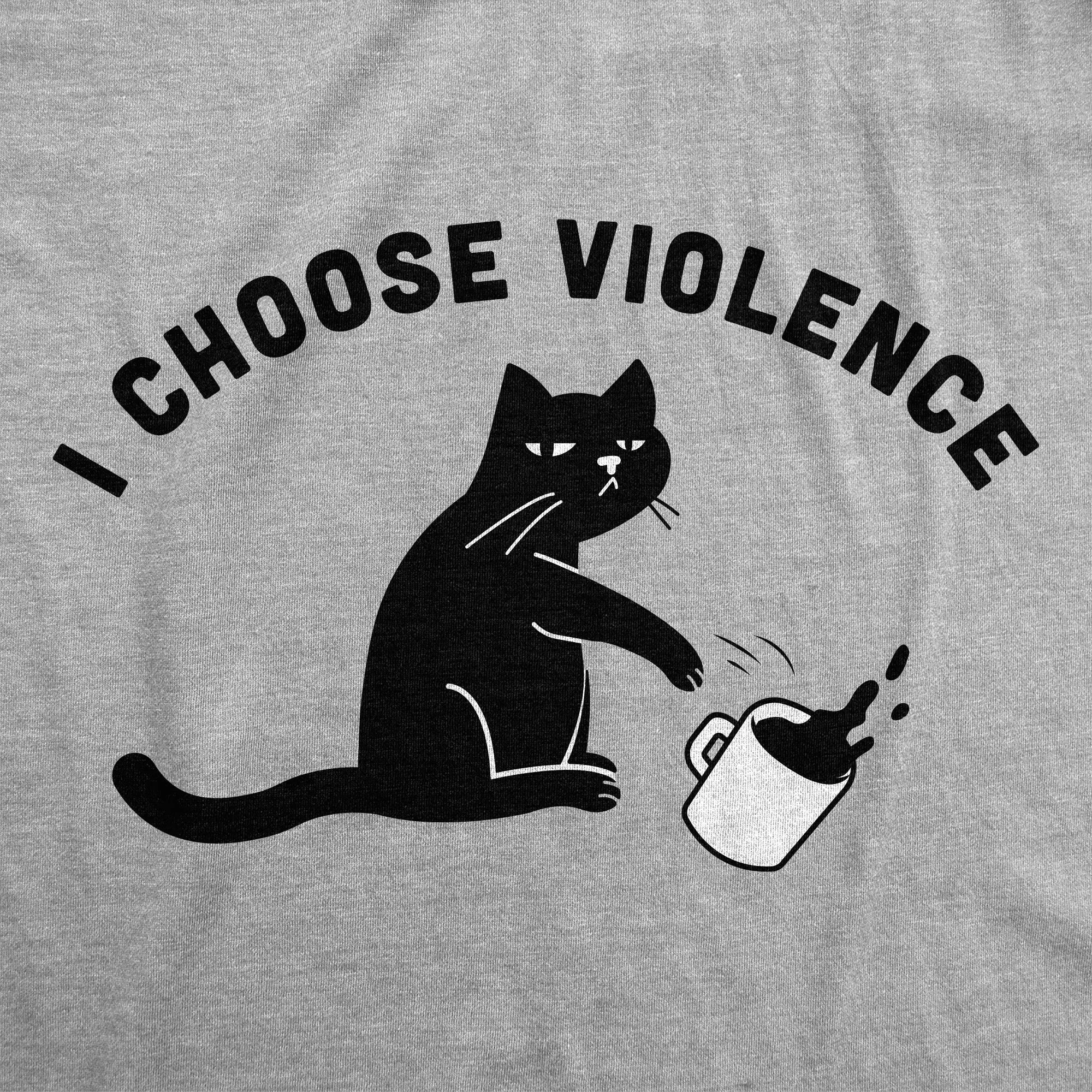 I Choose Violence Men's T Shirt sold by Crazy Dog T-Shirts product image thumbnail 2