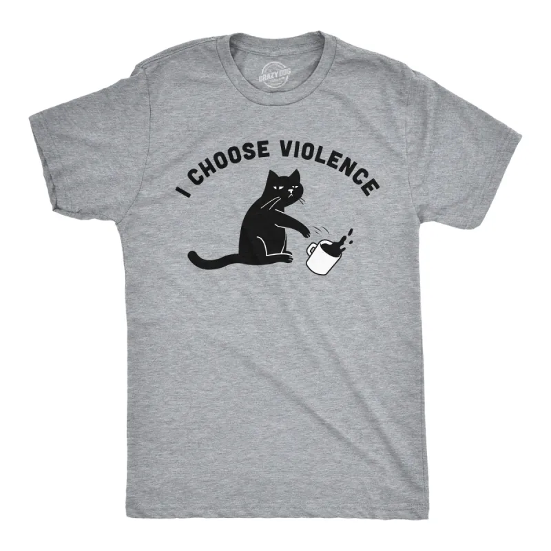 I Choose Violence Men's T Shirt sold by Crazy Dog T-Shirts