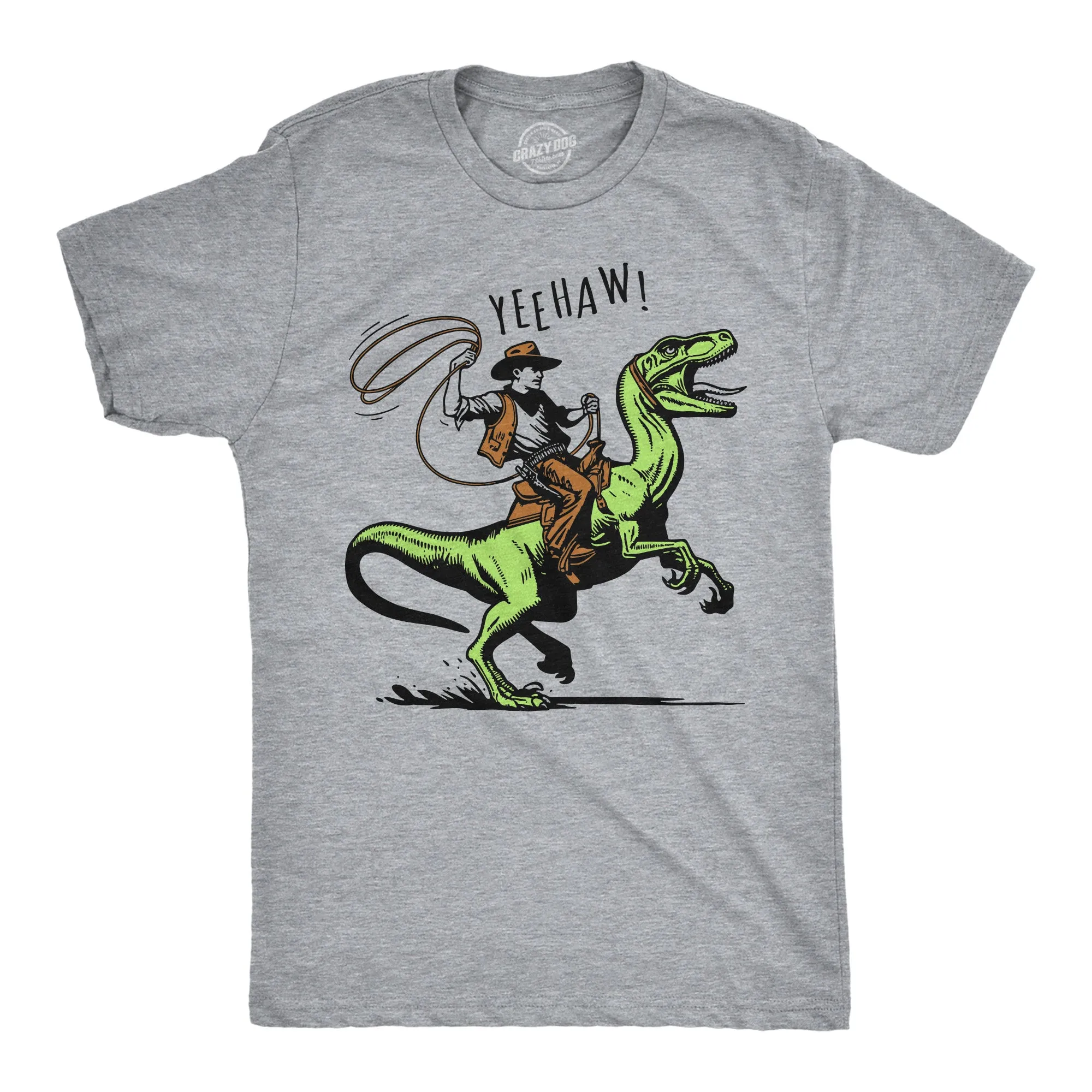 Raptor Wrangler Men's T Shirt sold by Crazy Dog T-Shirts