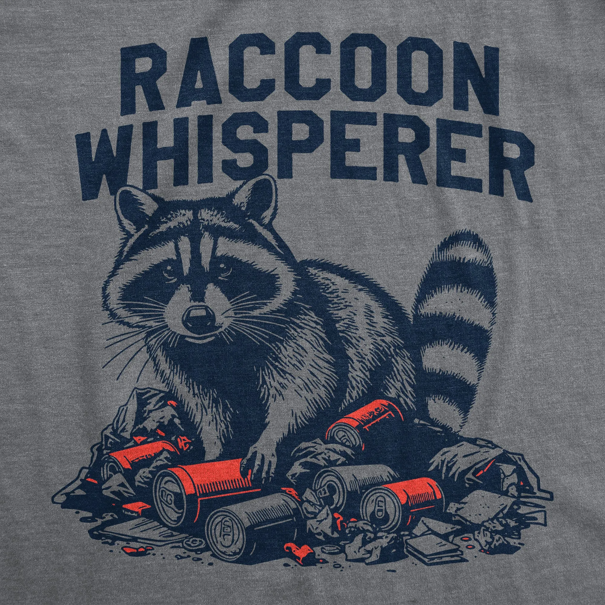 Raccoon Whisperer Men's T Shirt sold by Crazy Dog T-Shirts product image thumbnail 2