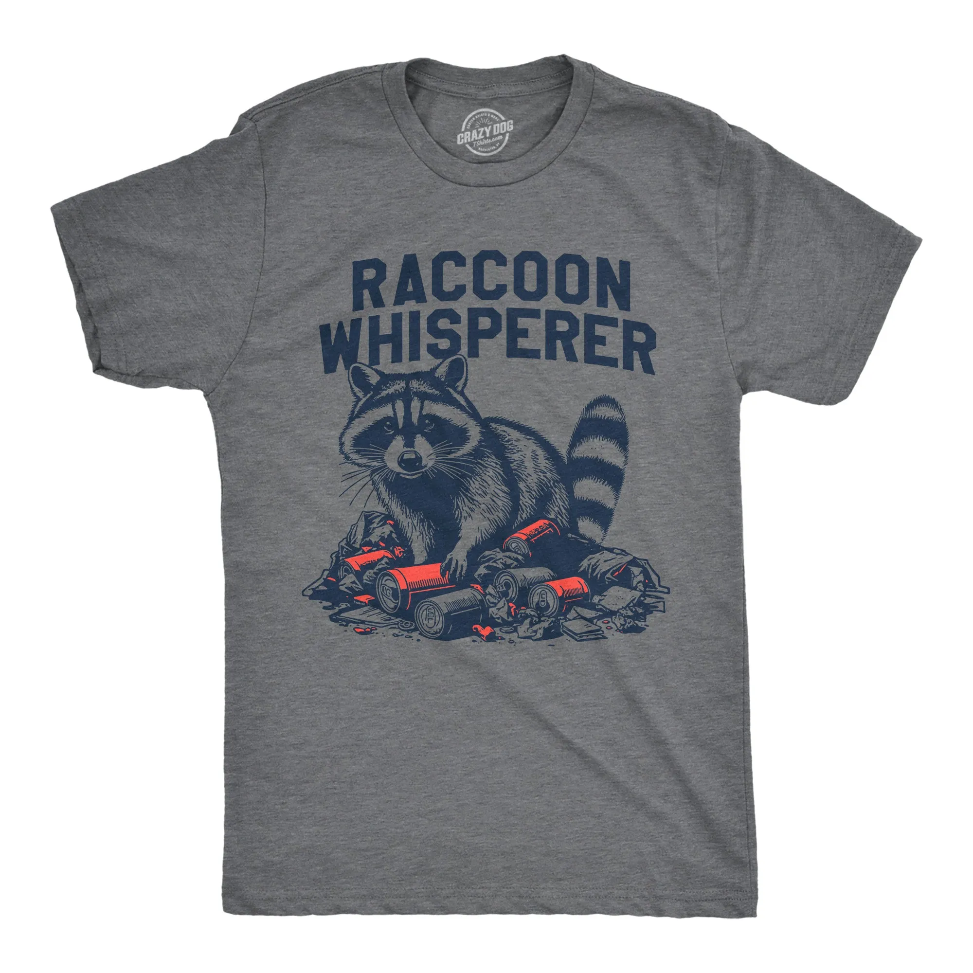 Raccoon Whisperer Men's T Shirt sold by Crazy Dog T-Shirts