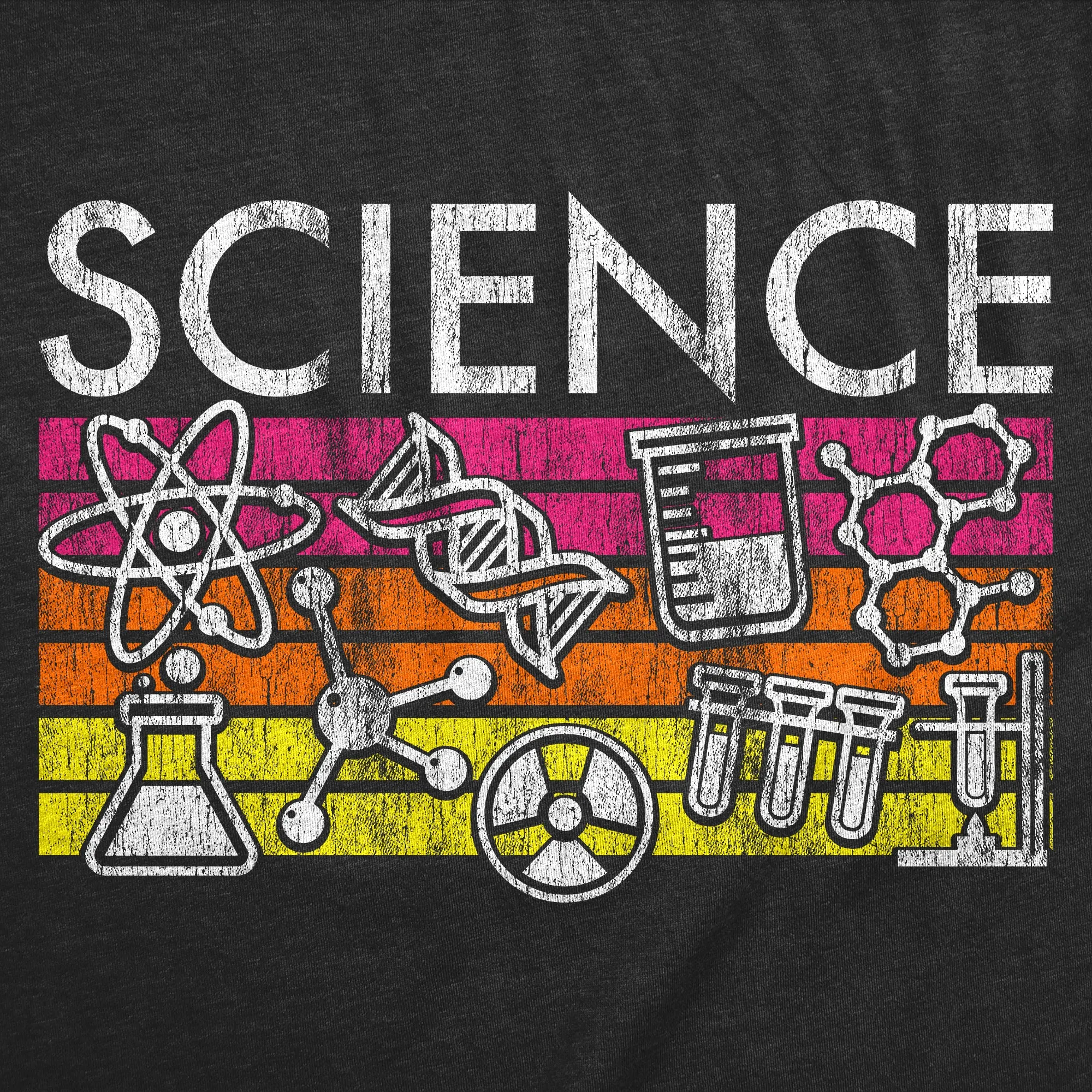 Science Stripes Men's T Shirt sold by Crazy Dog T-Shirts product image thumbnail 2