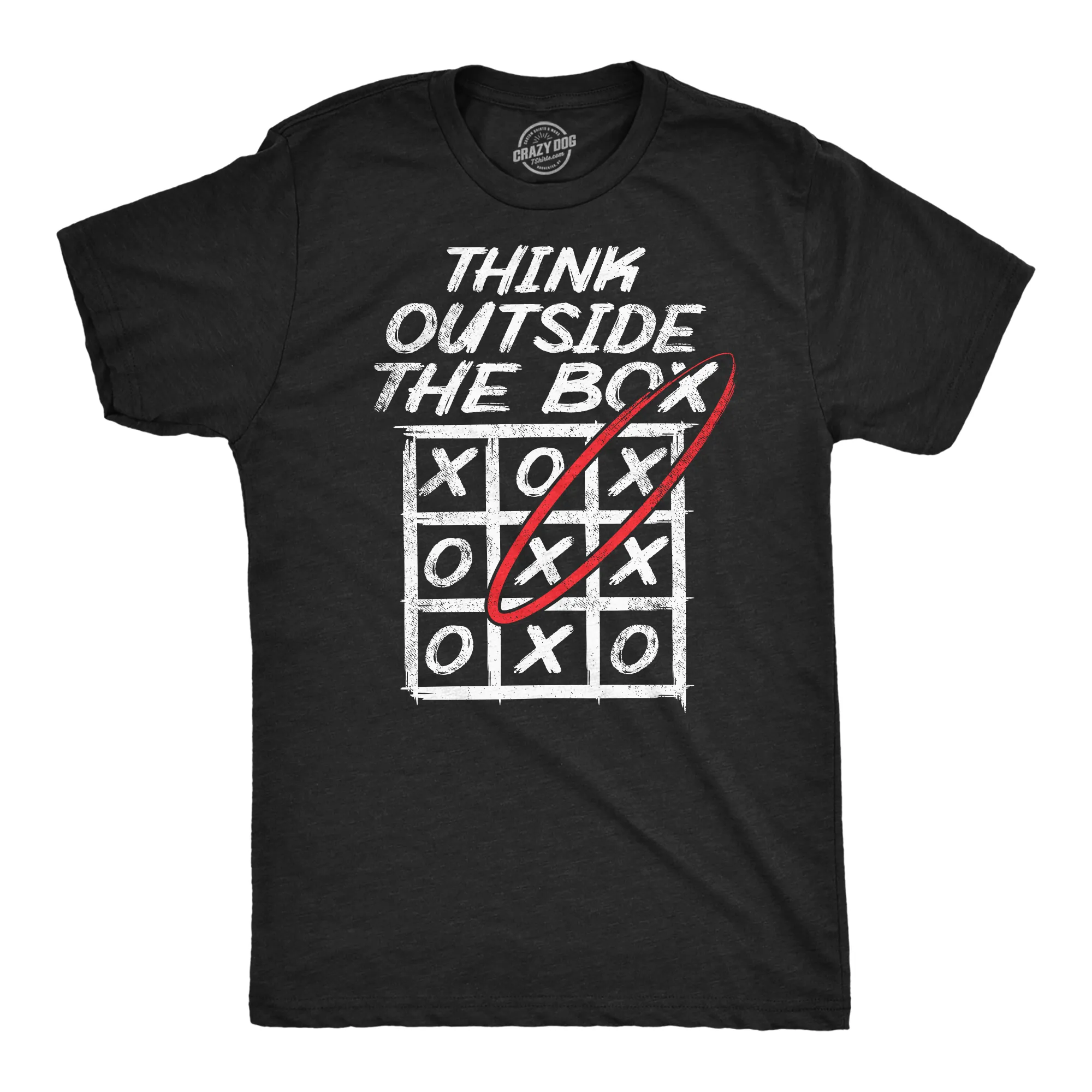 Think Outside The Box Men's T Shirt sold by Crazy Dog T-Shirts