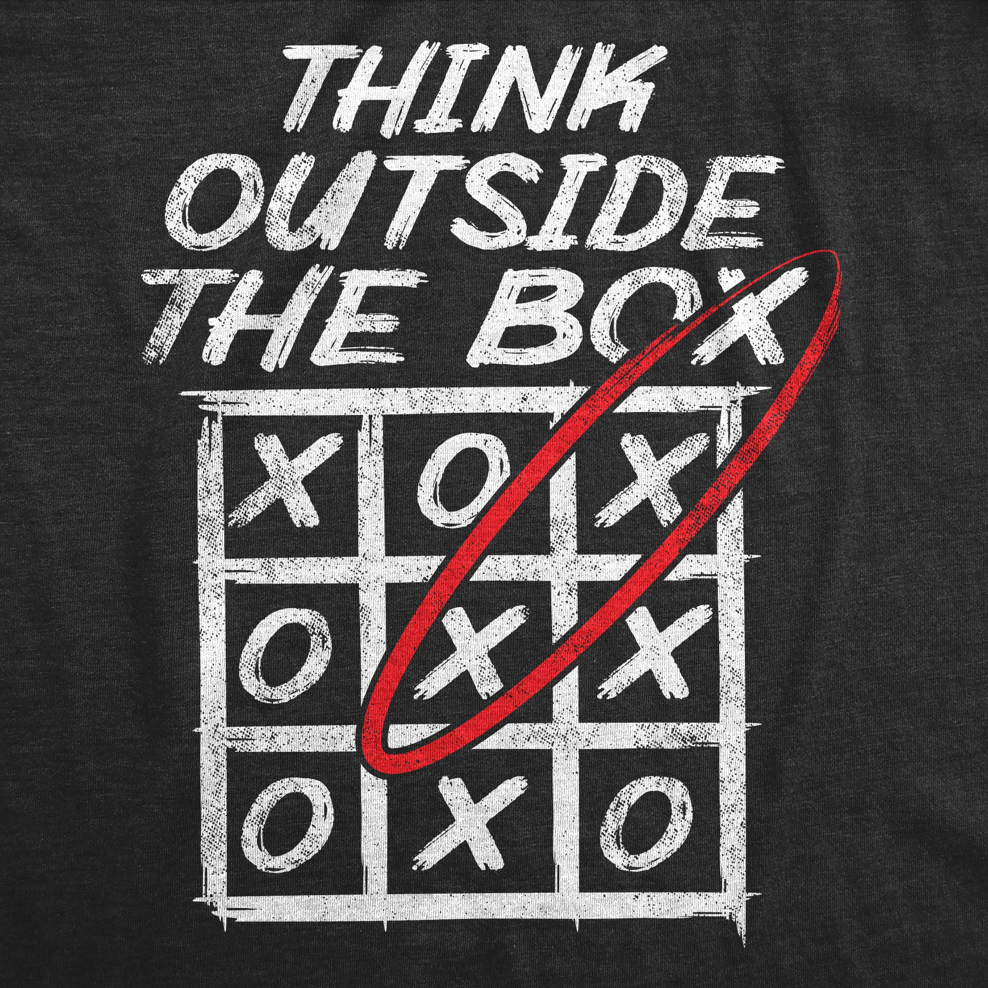 Think Outside The Box Men's T Shirt sold by Crazy Dog T-Shirts product image thumbnail 2