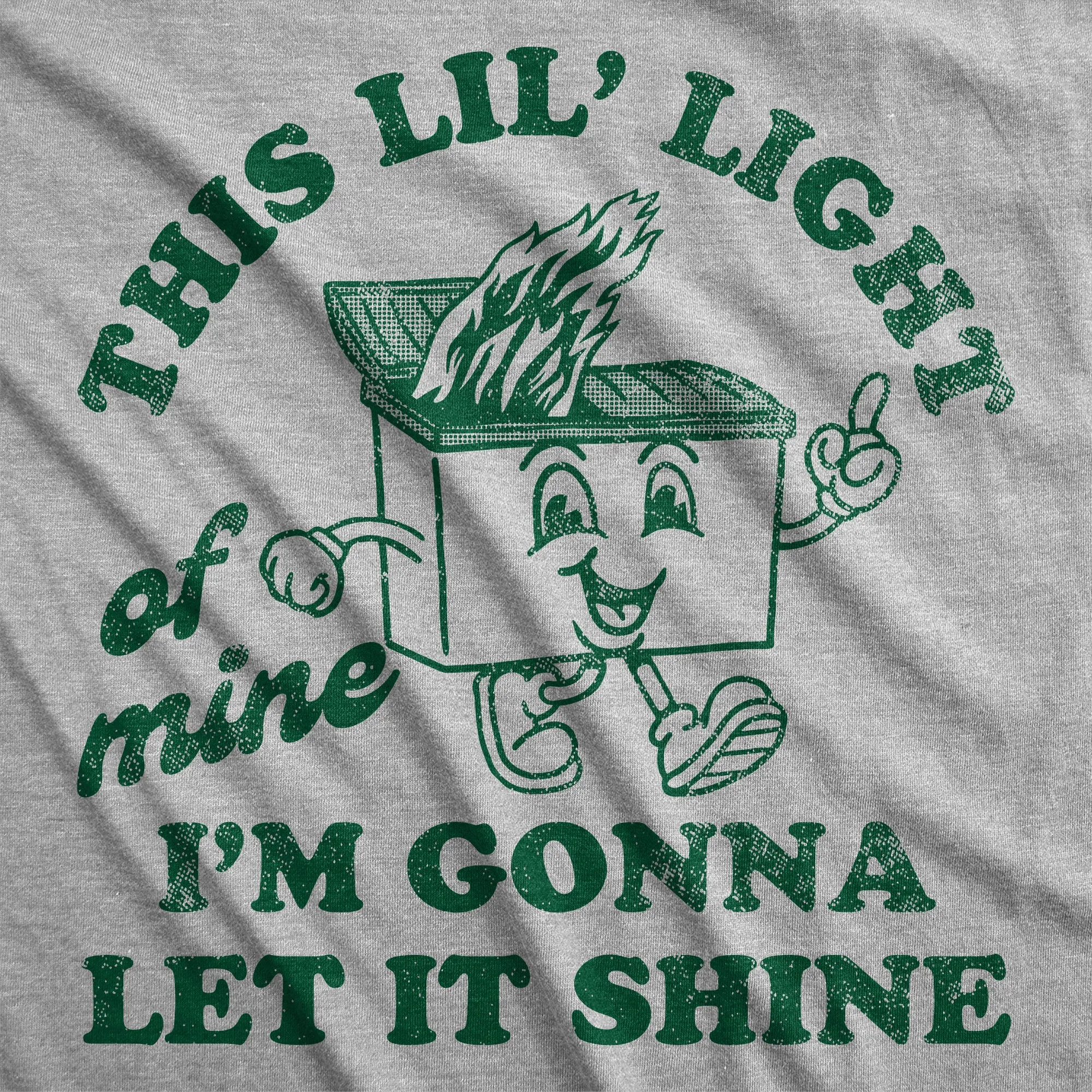 This Lil Light Of Mine Im Gonna Let It Shine Men's T Shirt sold by Crazy Dog T-Shirts product image thumbnail 2