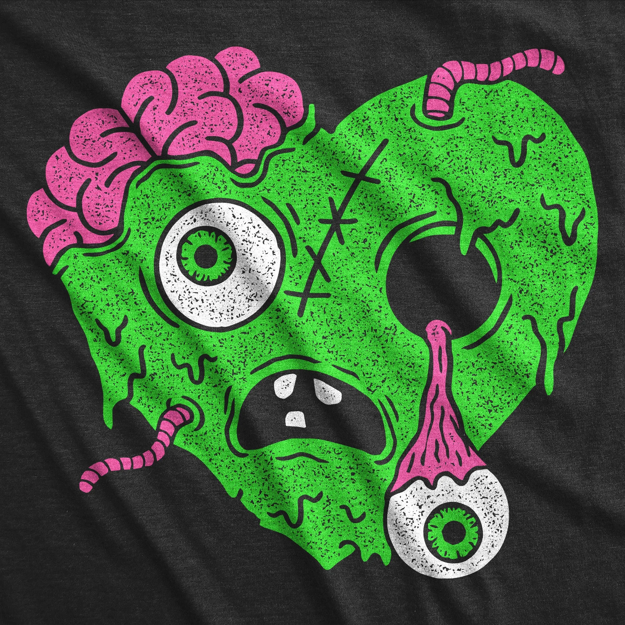 Zombie Heart Women's T Shirt sold by Crazy Dog T-Shirts product image thumbnail 2