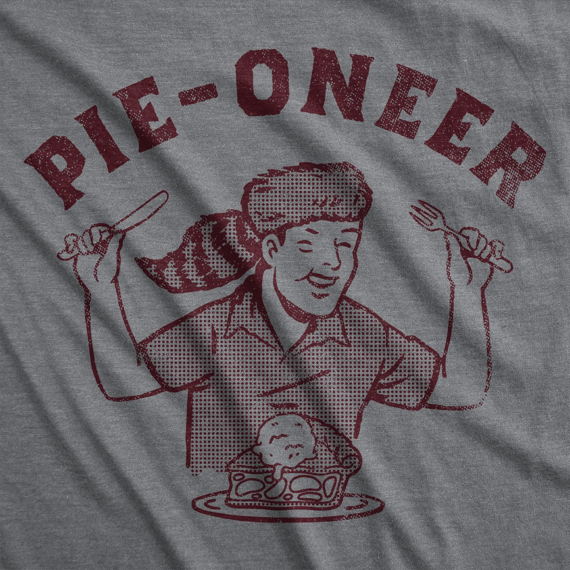 Pie Oneer Men's T Shirt sold by Crazy Dog T-Shirts product image thumbnail 2