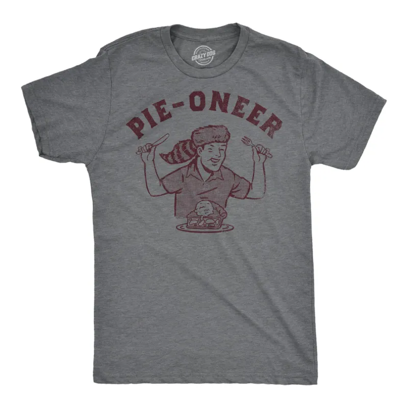 Pie Oneer Men's T Shirt sold by Crazy Dog T-Shirts