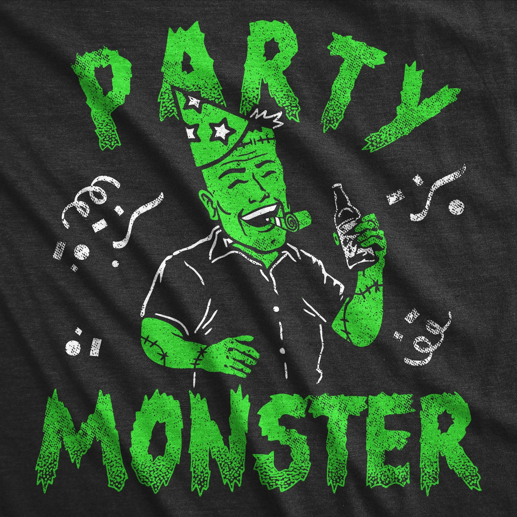 Party Monster Frankenstein Men's T Shirt sold by Crazy Dog T-Shirts product image thumbnail 2
