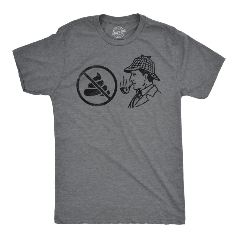 No Shit Sherlock Men's T Shirt sold by Crazy Dog T-Shirts