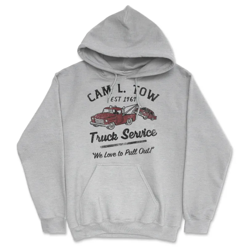 Cam L Tow Truck Service Hoodie sold by Crazy Dog T-Shirts