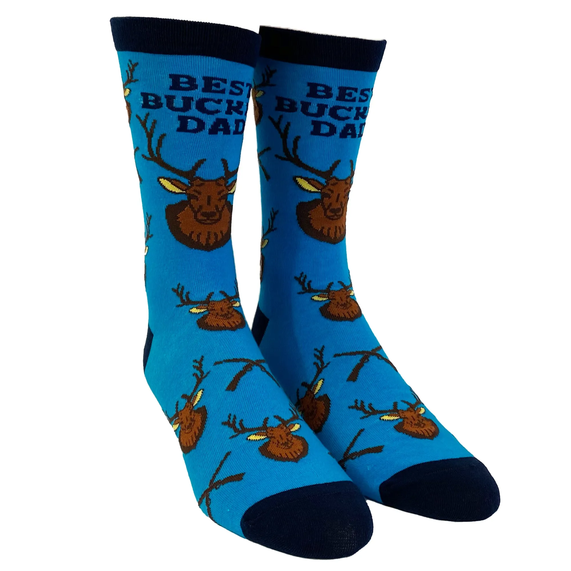 Best Buckin' Dad Ever Socks sold by Crazy Dog T-Shirts product image thumbnail 2