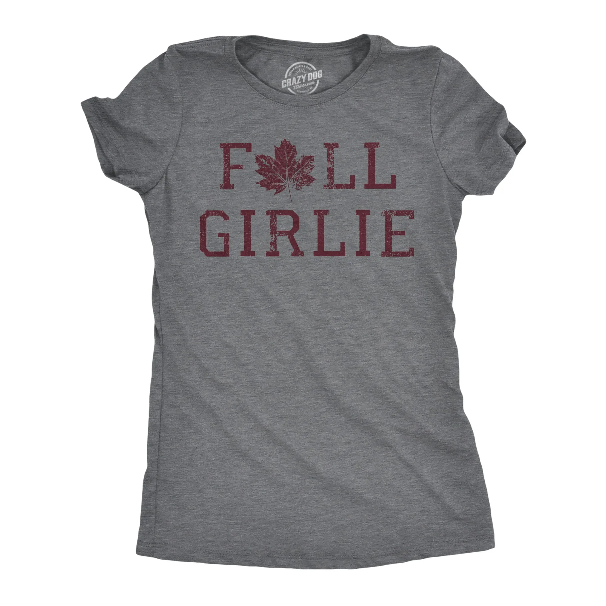 Fall Girlie Women's T Shirt sold by Crazy Dog T-Shirts