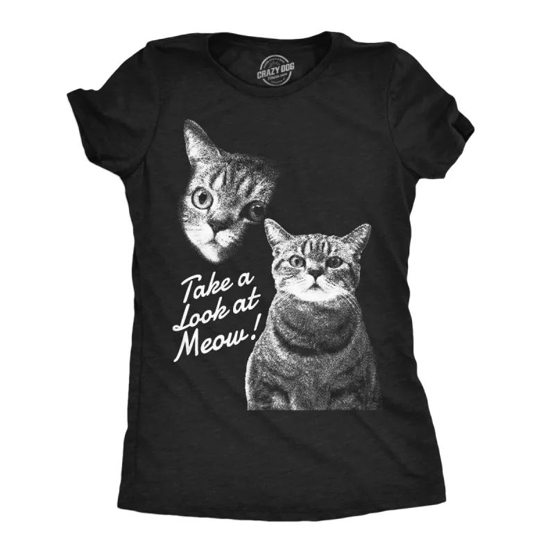 Take A Loot At Meow Women's T Shirt sold by Crazy Dog T-Shirts