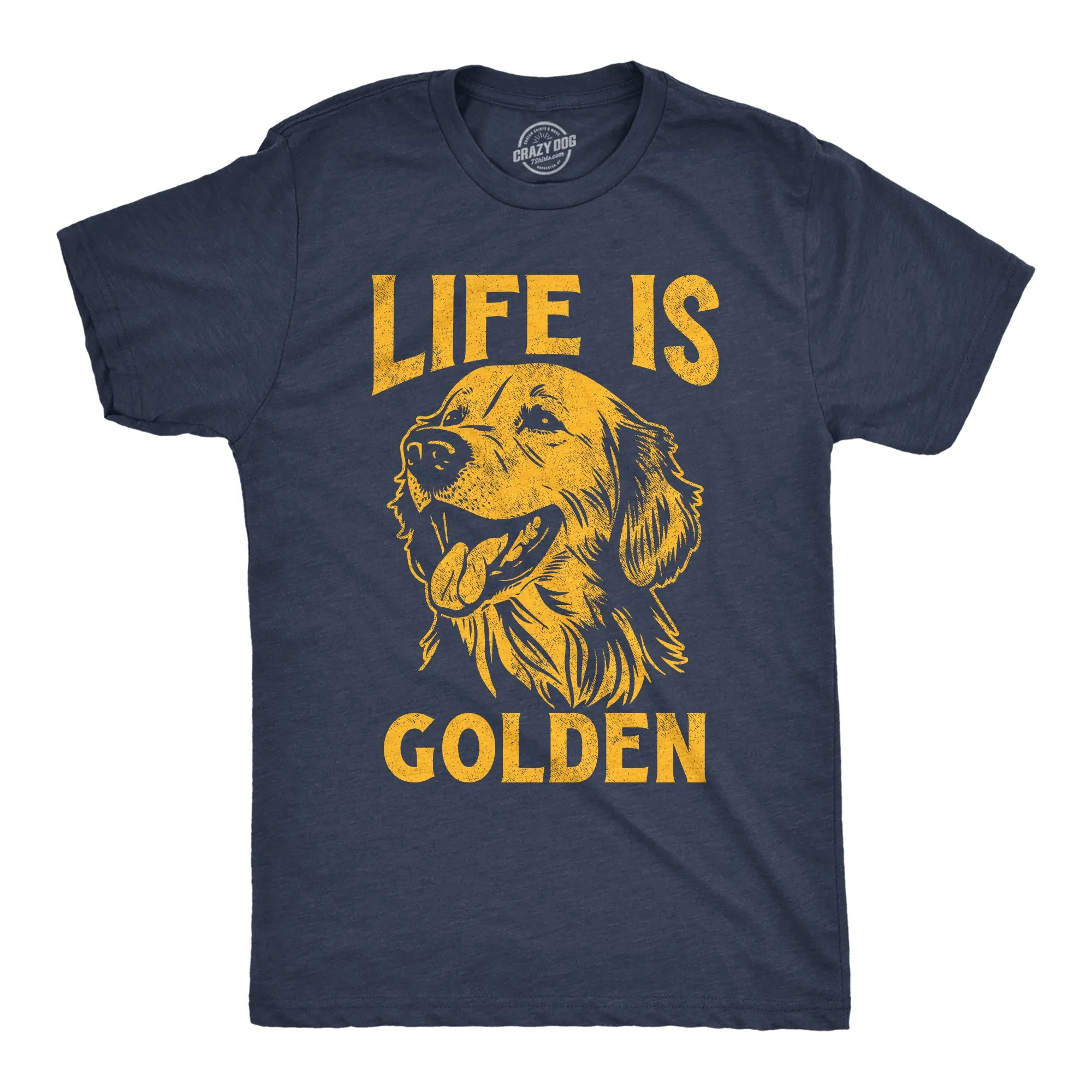 Life Is Golden Men's T Shirt sold by Crazy Dog T-Shirts