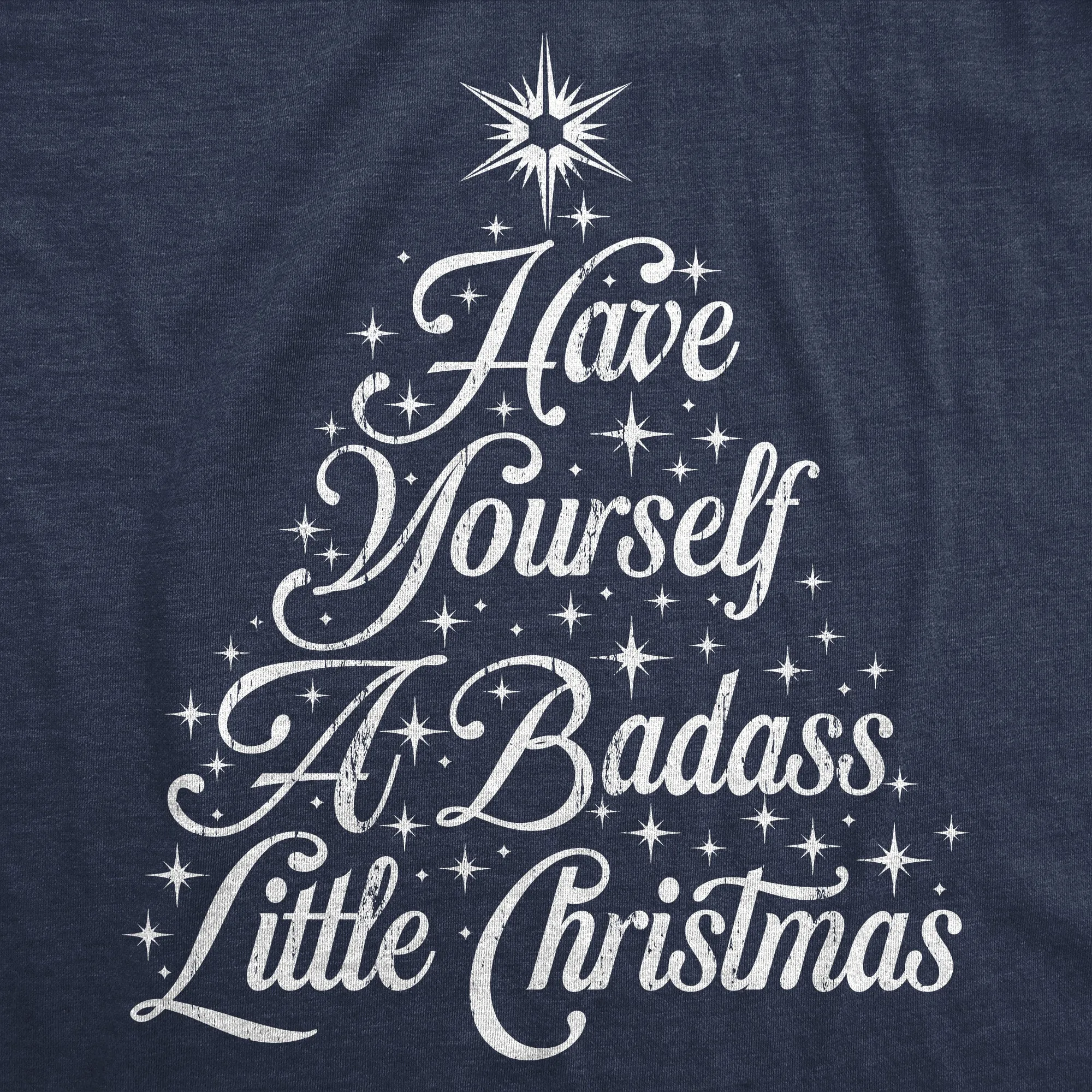 Have Yourself A Badass Little Christmas Men's T Shirt sold by Crazy Dog T-Shirts product image thumbnail 2