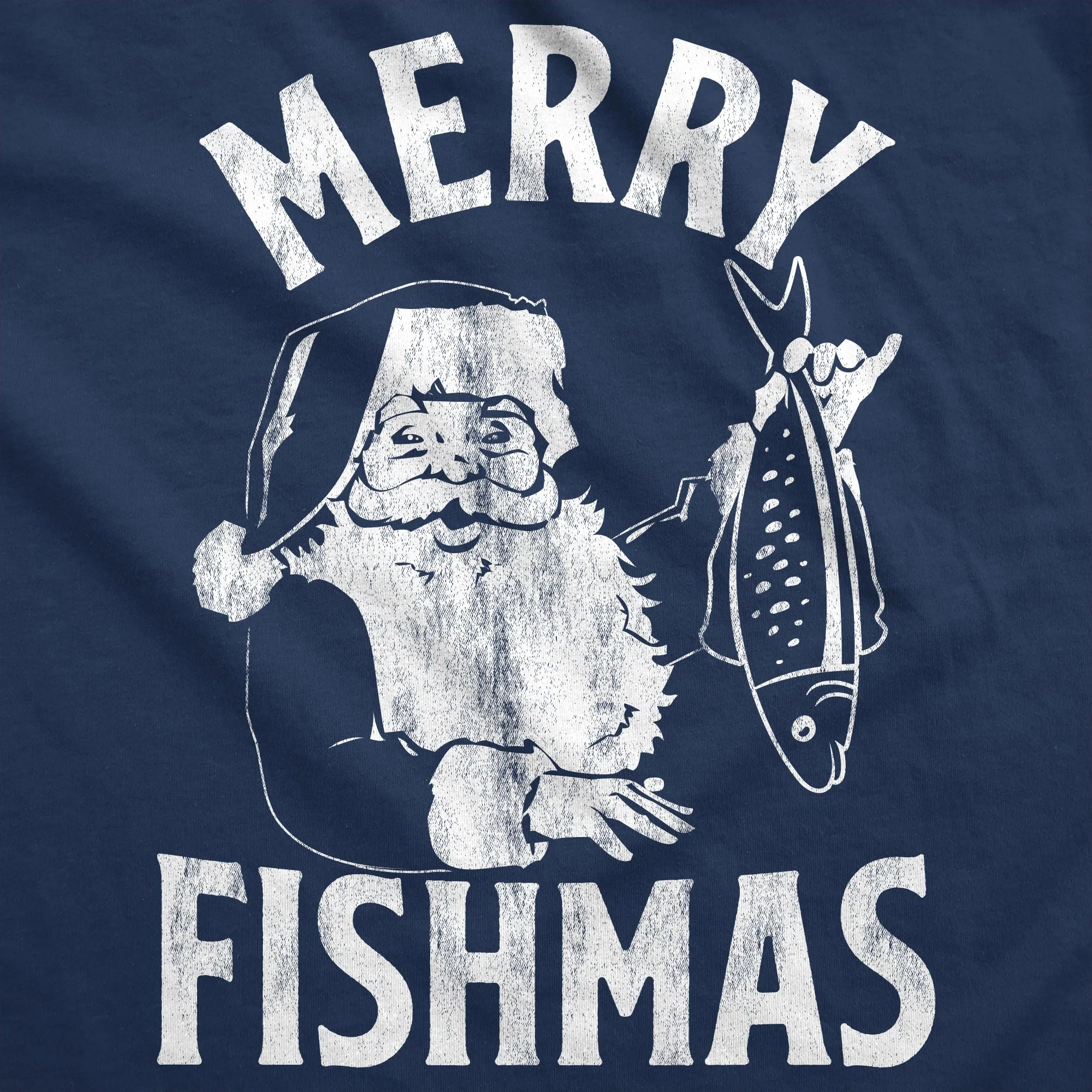 Merry Fishmas Hoodie sold by Crazy Dog T-Shirts product image thumbnail 2