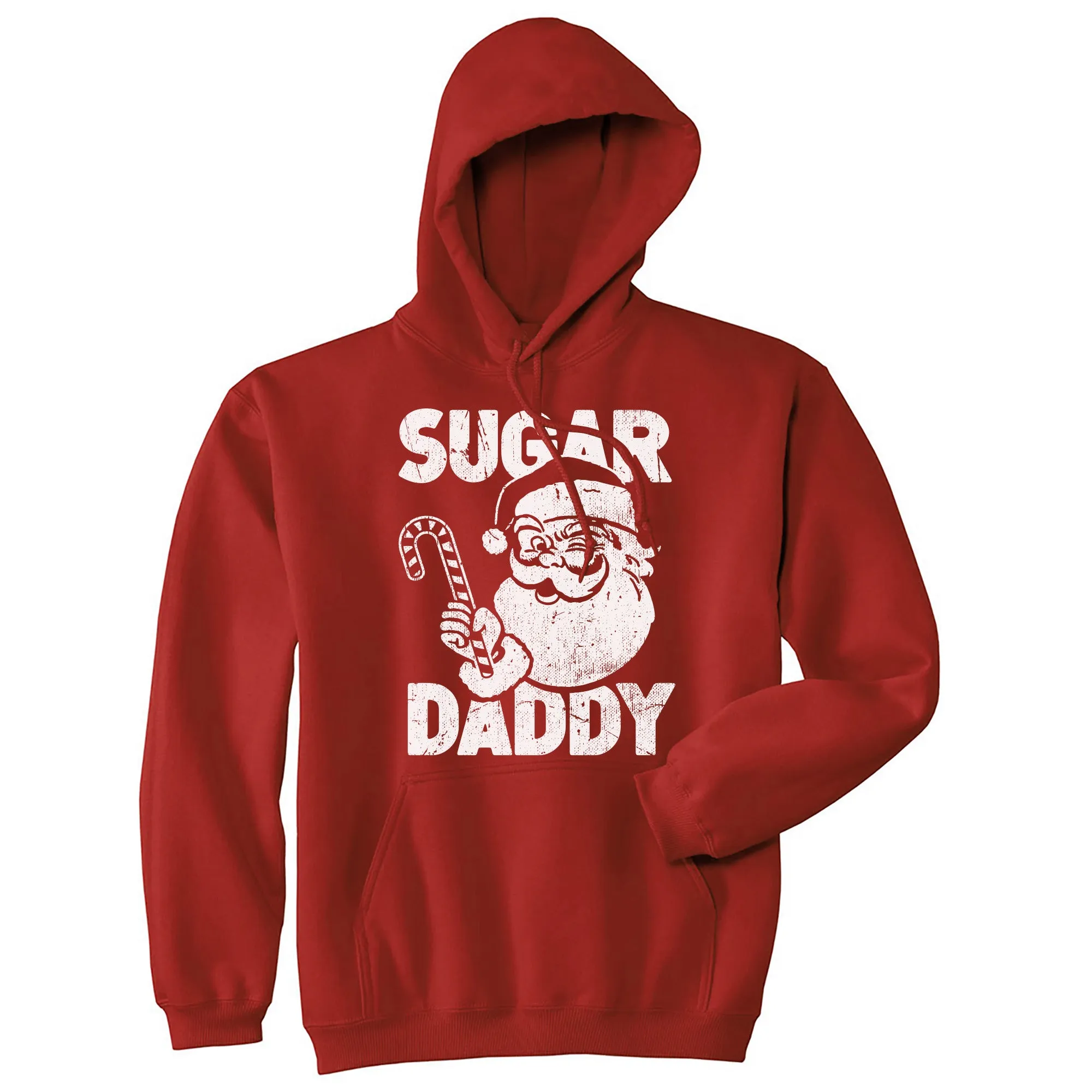 Sugar Daddy Santa Hoodie sold by Crazy Dog T-Shirts