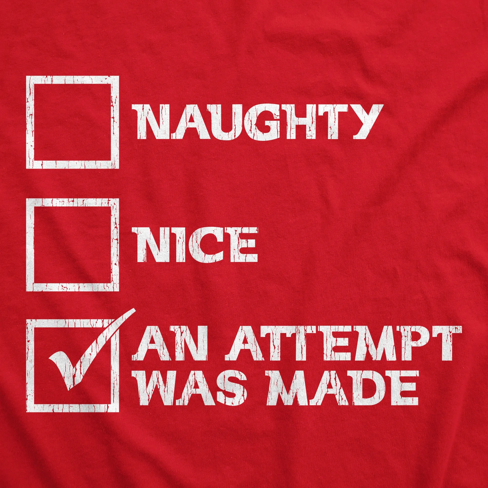 Naughty Nice An Attempt Was Made Hoodie sold by Crazy Dog T-Shirts product image thumbnail 2