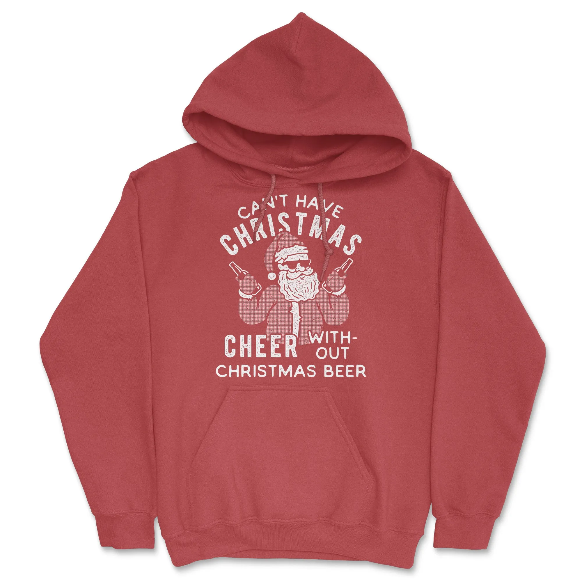 Cant Have Christmas Cheer Without Christmas Beer Hoodie sold by Crazy Dog T-Shirts