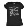 Kiss Me Now Midnight Is Past My Bedtime Women's T Shirt sold by Crazy Dog T-Shirts