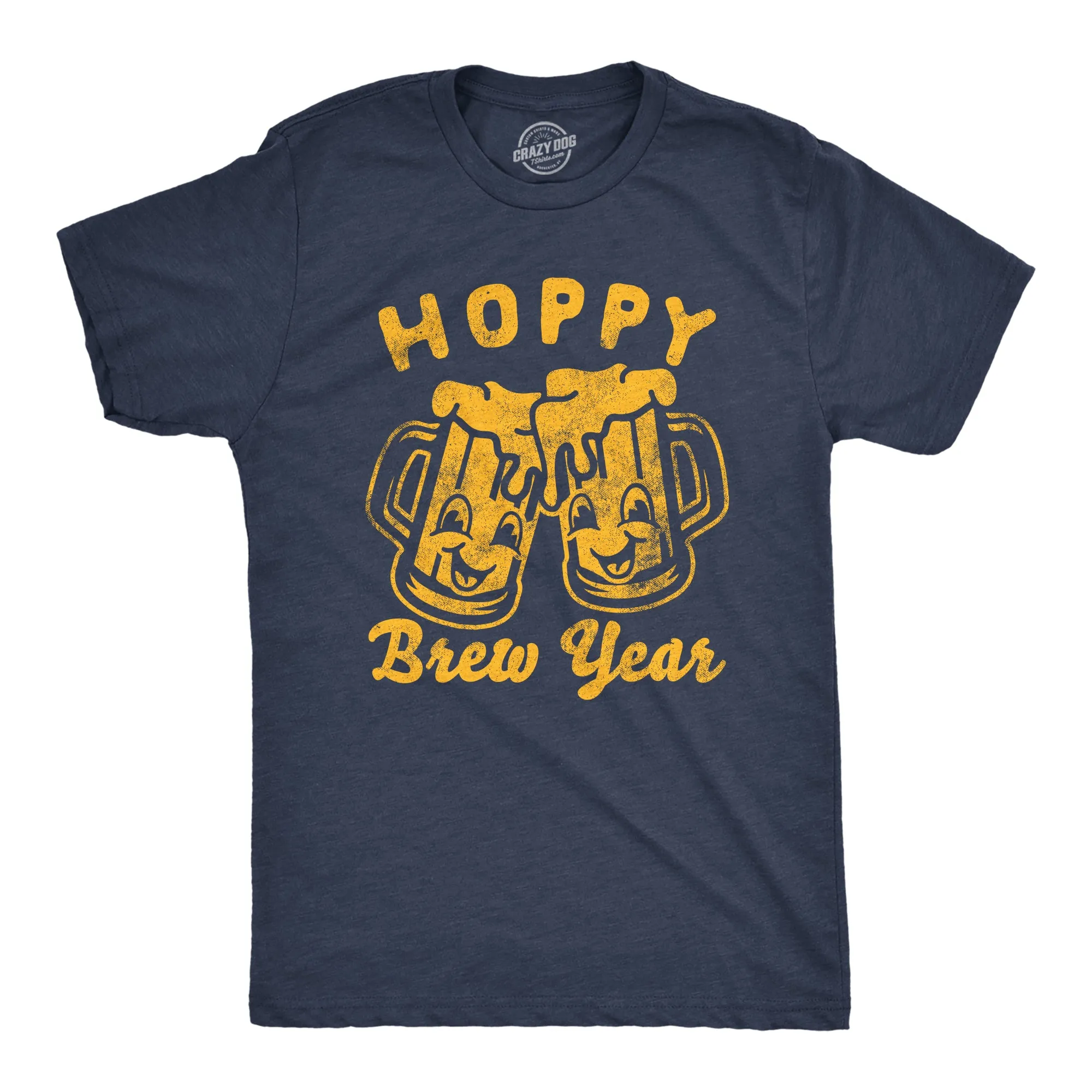 Hoppy Brew Year Men's T Shirt sold by Crazy Dog T-Shirts